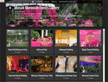 Tablet Screenshot of mosaikevents.com